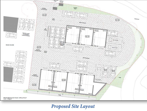 Lot: 110 - FREEHOLD SITE WITH PLANNING PERMISSION FOR SEVEN INDUSTRIAL UNITS -